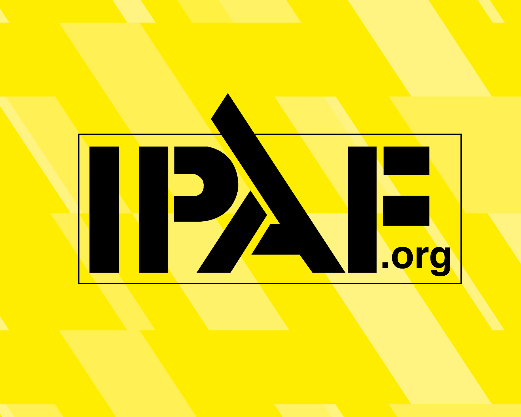 Yellow and Black Logo for IPAF